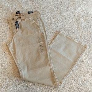 NWT AEO Kick Boot Khakis